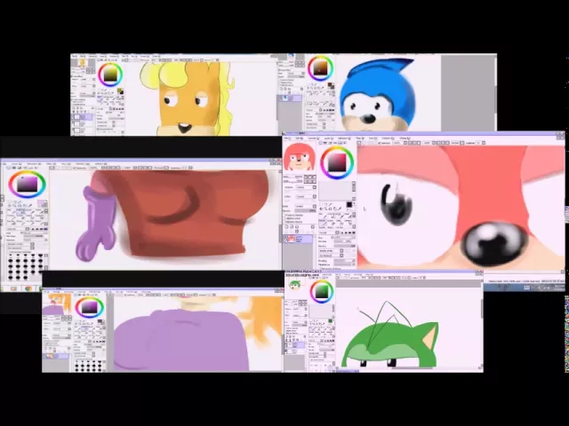 Me drawing portraits of my friends Realism!